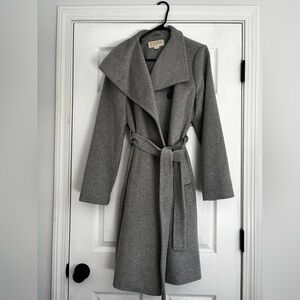 Michael Kors Light Gray Wool Coat